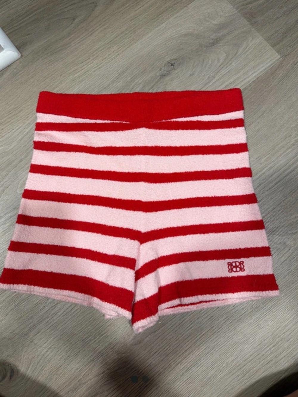 De Rococo Striped Knit Shorts